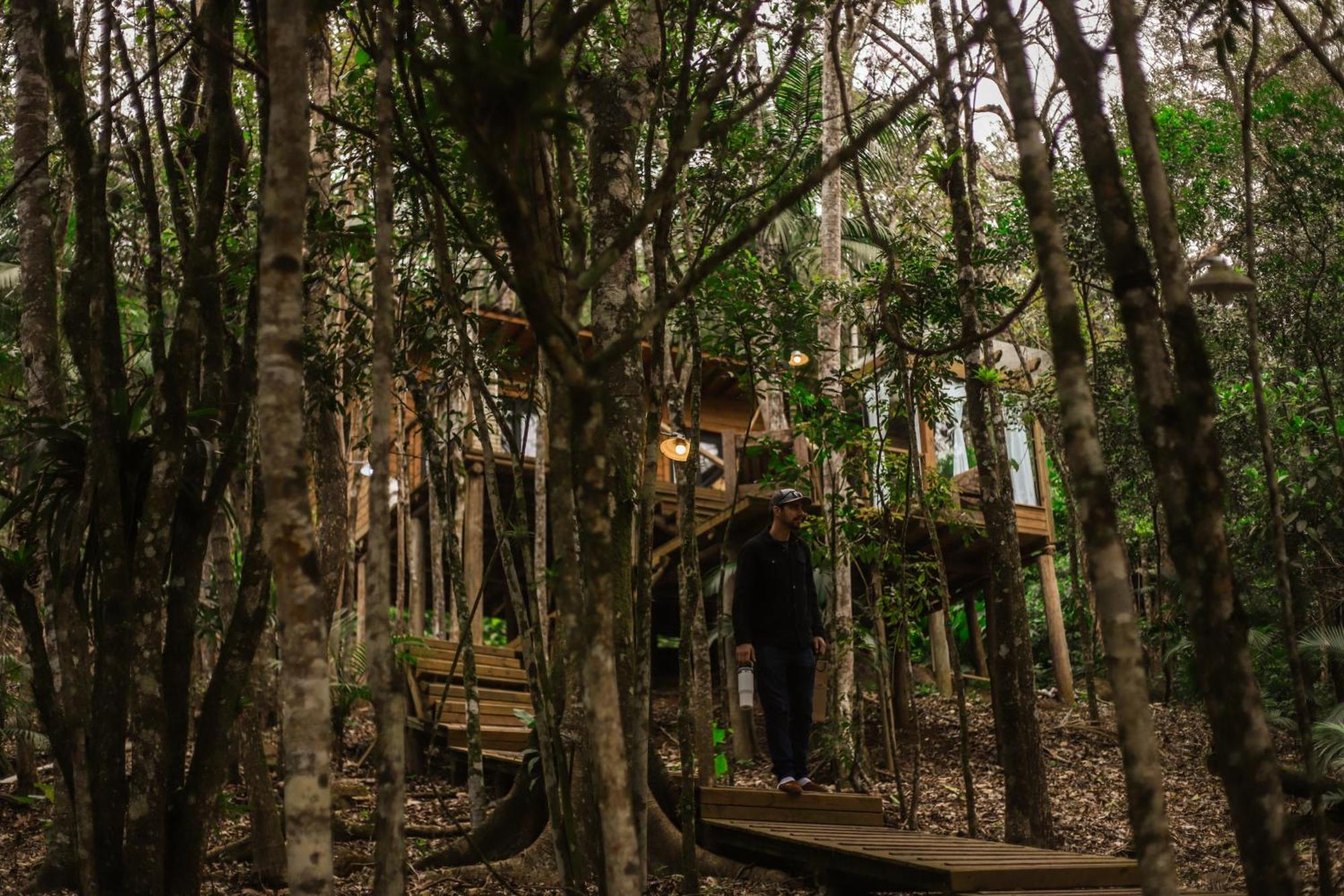 Chale Da Arvore, Vivenda Serra Velha, Chales De Montanha Timbe do Sul Екстер'єр фото